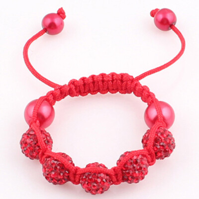 

1PC Baby Kids Bracelet Pave Crystal Ball Candy Beads Friendship Children Bracelets Nice Gift for Children kids