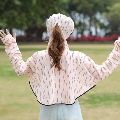

Sunscreen Girls New Mid-long Summer Sunscreen Wear Fairys Breathable&Ultraviolet-proof Loose Coat Cycling