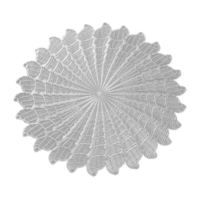 

Kitchen Portable Elegant Durable High-quality Round Shape Concise Solid Color Western Restaurant Placemat Milk Coffee Cup Mat