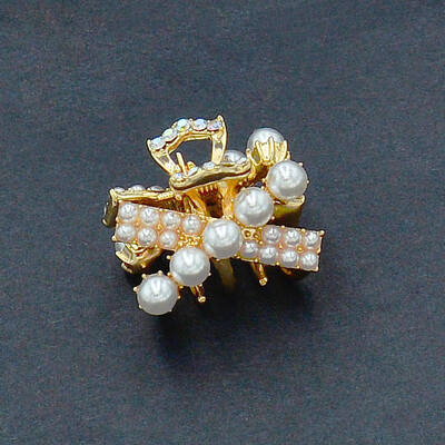 

All Seasons New Baby Kids Girls Alloy Pearl Cute Hair Clips Geometric Design Korean Style High Quality Princess Hair Accessories