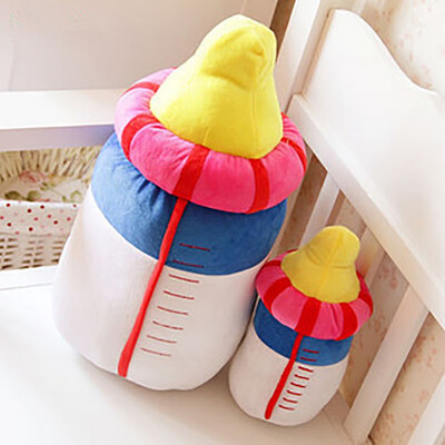 

Cartoon Cusion Plush 3D Feeding Bottle Pillow Decorative Throw Pillow Filling with PP Cotton