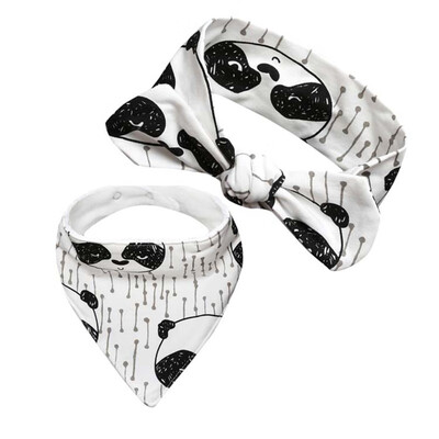 

Cotton Baby Bibs Burp Cloth Set Bow Hair Stuff Cartoon Triangle Baby Bibs Burp Cloth Reusable Baby Toddler Bib Apron