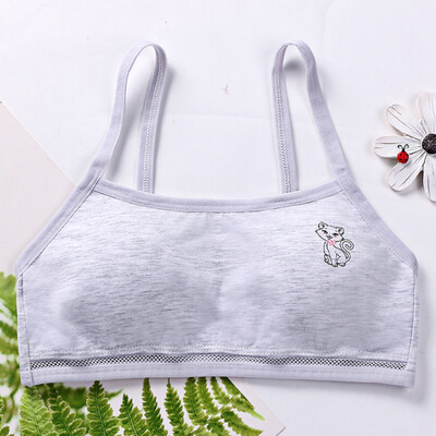 

Kids Bra Cotton Training Bra Girls Underwear Teenagers Girls Lingerie Puberty Young Girl Underwear Soft Teen Bras 8-16T