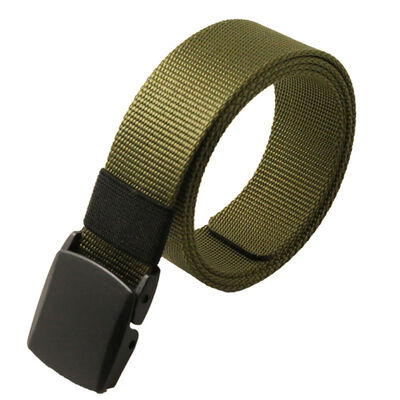 

Outdoor Sports Waistband Webbing Canvas Army Tactical Automatic Buckle Waist Belt Strap