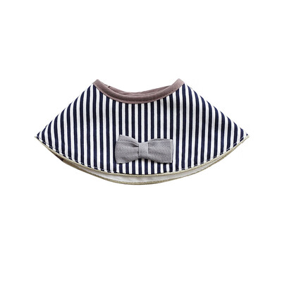 

Baby Bibs Burp Cloth Drooling Teething Waterproof Bibs Striped Bowknot Fake Tie Towels Cute Cotton
