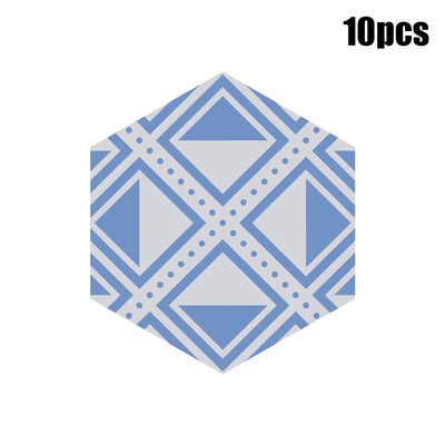 

Toponeto 10Pcs Self Adhesive Tile Floor Wall Decal Sticker DIY Kitchen Bathroom Decor