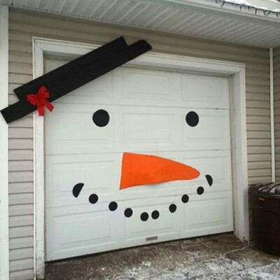 

16pcsset DIY Christmas Snowman Expression Decoration Door Ornament For Home Festive Holiday New Year Gift