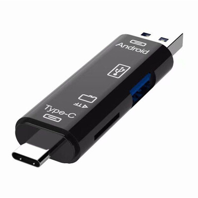 

OTG Hub Adapter Supporting TF Type-C USB 30 Micro USB with Card Reader