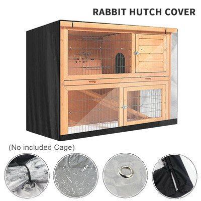 

Heavy Duty Rabbit Hutch Cover Weather Rain Wind Proof Pet Kennel Protector PVC