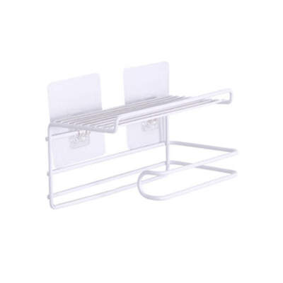 

Toilet Paper Racks Punch Free Roll Metal Roll Holder Bathroom Debris Storage Rack