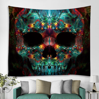 

Toponeto Halloween Tapestry Pumpkins Tree Print Wall Hanging Tapestry Art Home Decoration