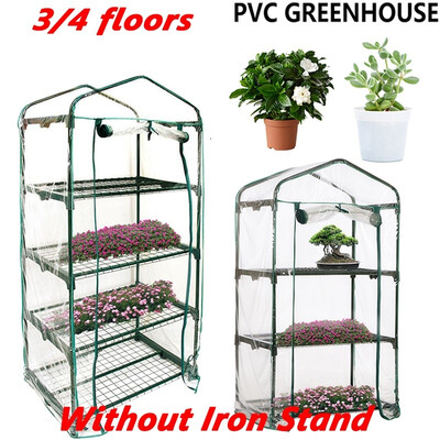 

Transparent Rectangle Waterproof PVC Warm Garden Tier Mini Household Plant Greenhouse Cover without Iron Stand
