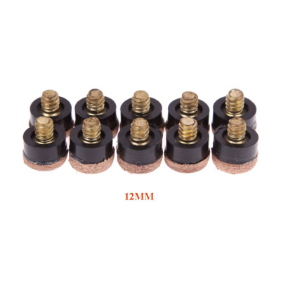 

10PCS Packed Brown Color Screws For Billiard Pool Cue Stick&Snooker Cue First angle 10mm 11mm 12mm 13mm