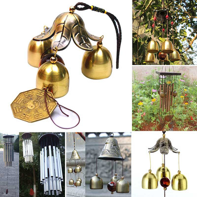 

New Just Surprising Heart Love 8 Pipes Outdoor Living Garden Yard Decoration Tubes wind bell outdoor