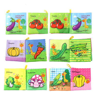 

Tailored New Soft Cloth Baby Intelligence Development Learn Picture Cognize Book A