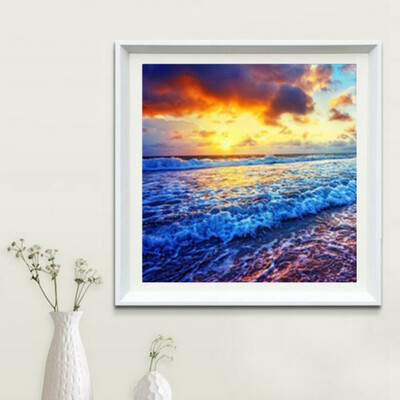 

Scenic Diamond Painting Full Square DIY Accessories Home Decorations Full Diamond Embroidery Sailboat Diamond Paintings Gift
