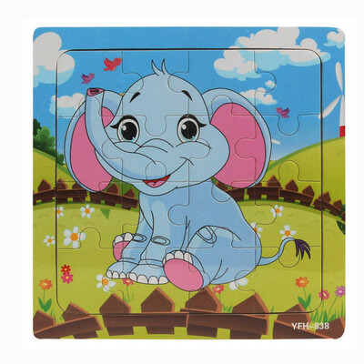 

Siaonvr Wooden Puzzle Educational Developmental Baby Kids Training Toy Christmas Gift