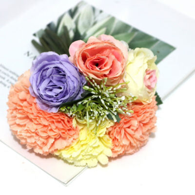 

2019 Artificial Flowers 1PC Hydrangea Bouquet for Home Decoration Flower Arrangements Wedding Party Decor