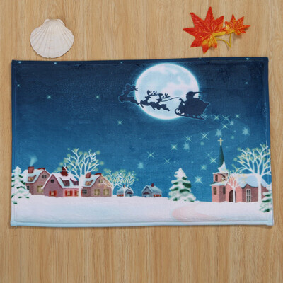 

Toponeto Merry Christmas Welcome Doormats Indoor Home Carpets Decor 40x60CM
