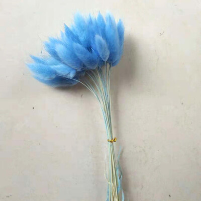 

30pcslot Real Touch Artificial Flowers Wedding Decorative Flowers Natural Rabbit Tail Fake Flowers Wedding Party Decoration