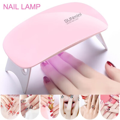 

Portable Nails Lamp LED Light Mini UV LED Lamp Nail Dryer Gel Nail Art Tool 6W