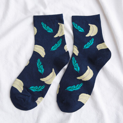 

New Style Fashion Autumn And Winter Womens Cotton Flamingos Cartoon Fox Socks