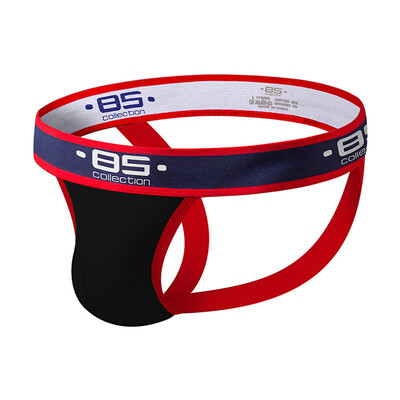 

New Men Personality Briefs Comfortable Hip Low Waist Cotton Breathable Thong Underwear Briefs 5 Colors -2XL