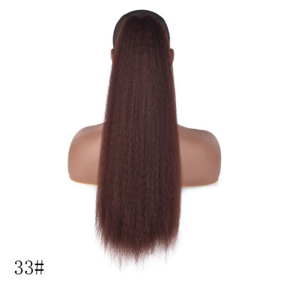 

Gobestart Hot SALE Real Thick Clip In Fashion Hair ExtensionsPony Tail Wrap On Ponytail