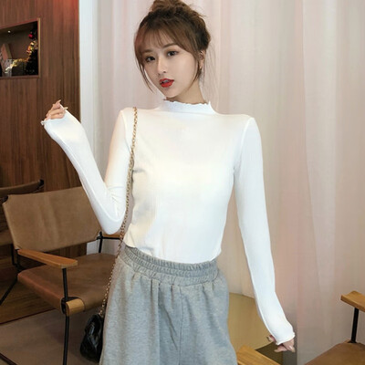 

Women Sweater Autumn New Casual Loose Turtleneck Slim Jumpers Long Sleeve Streetwear Winter Pullovers Basic Tops