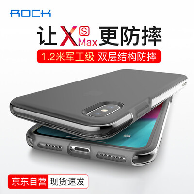 

ROCK Apple XS Max Mobile Shell iPhoneXS Max Mobile Shell Transparent Scrub Silicone Anti-fall Soft Shell Cover Men&women Thin New Wave Shield - Green