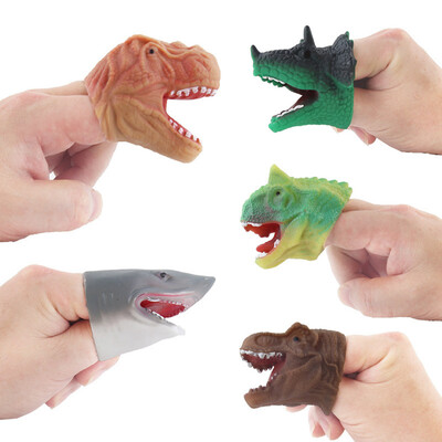 

YIWULADinosaur Head Finger Puppets Great for Toddler Students Childrens Toy Gift Idea