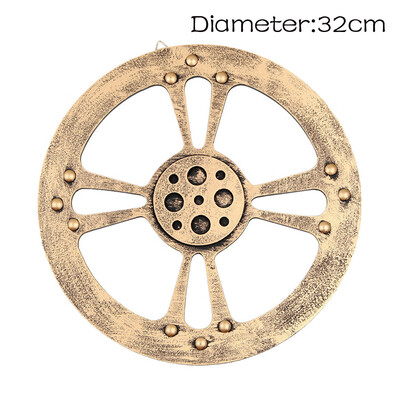 

Gobestart European Modern Vintage Steampunk Gear Industrial Style Wall Home Decoration Sil