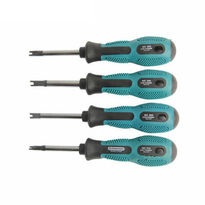 

4PCSSet Screwdriver Set Screwdriver Bits U Fork Type Magnetic Slotted Screw Driver CR-V Multi Function Hand Tool Kit