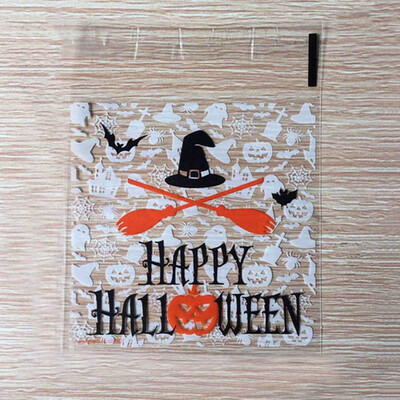 

Multistyle Halloween Candy Bread Packaging Bags Self-Adhesive Plastic Bags Biscuits Snack Baking Package