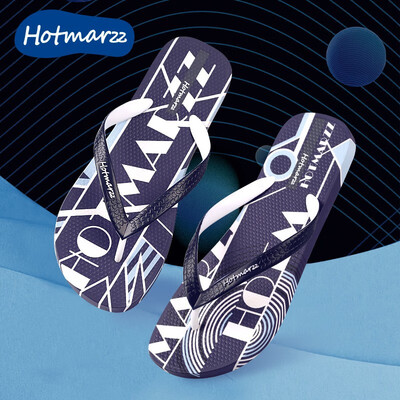 

hotmarzz non-slip printed mens flip-flops summer flip-flops beach shoes
