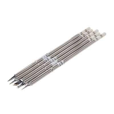 

5pcslot Lead-free Iron Tips Set T12-BL T12-K T12-ILS T12-BCI T12-D24 Welding Head for Hakko FX951 BAKON 950D Soldering Station