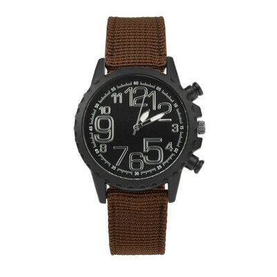 

〖Follure〗New Men Watch Retro Design Nylon Band Analog Alloy Quartz Wrist Watch