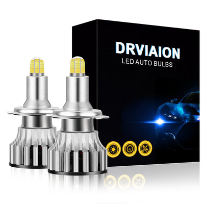 

H7 3D 8-sided LED Car Auto Headlight Lamp Bulbs With Smart Chips H7 120W 18000LM