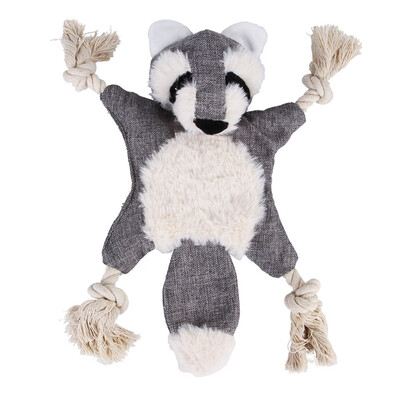 

Gobestart Pet Plush Cat Dog Wear-resistant Bite Simulation Animal Squirrel Toys