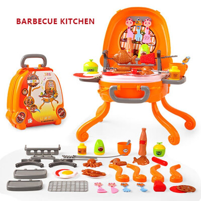 

6 Types Pretend Play Fun Children Plastic Baby Early Educational Cooking Kitchen Simulation Toys Pretend Food Playset Case