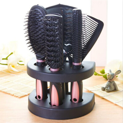 

Women 5pcs Hair Comb Set Hair Styling Tools Hairdressing Combs Set Mirror Box Professional Salon Products Brush