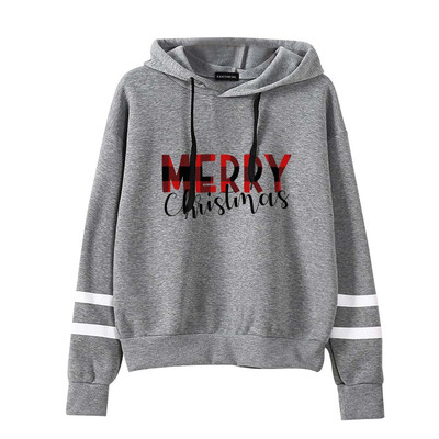 

Autumn And Winter Christmas Girl Hoodie Merry Christmas Printed