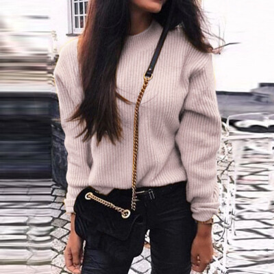 

Tailored Fashion Womens Turtleneck Long Sleeve Cotton T-shirt Casual Tops