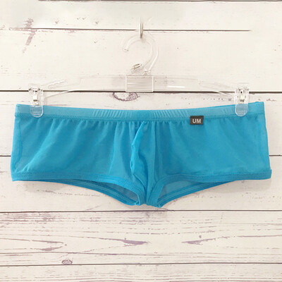 

Mens Sexy Low Rise Boxer Briefs Breathable Elastic Underwear Trunks Underpants