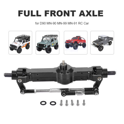 

Aluminum Alloy Full Front Axle for D90 MN-90 MN-99 MN-91 FJ-45 RC Car 112 Rock Crawler Upgrade Parts