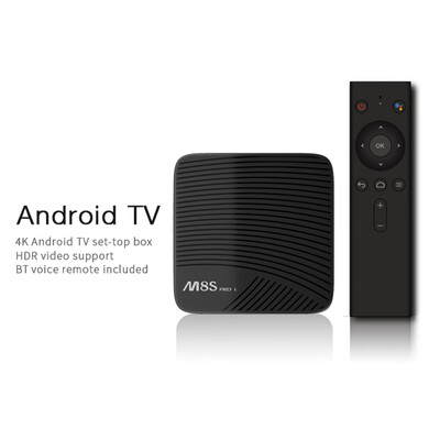 

MECOOL M8S PRO  ATV Smart Android TV 71 TV Box w 24G BT Voice IR Remote Control Amlogic S912 Octa Core 64Bit 3GB32GB Dual Ban