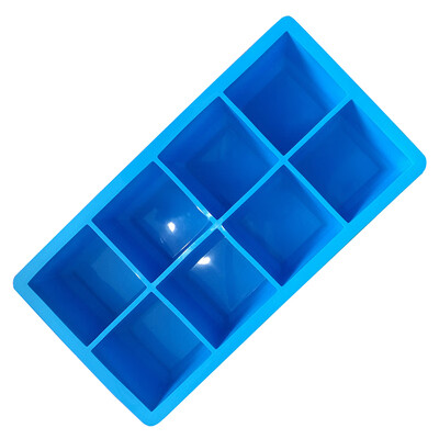 

8 grid Square Food Grade Silicone Ice Grids Mold Creative Silicone Square Ice Cube Mold Bar Supplies