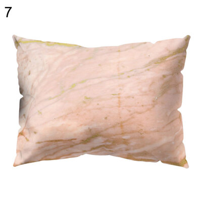

Fresh Marble Print Pillow Case Cushion Cover Bed Car Cafe Office Decoration