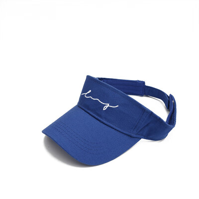 

Empty top cap female Korean version of summer sun-shielding sun hat outdoor sports topless letter embroidered baseball cap man