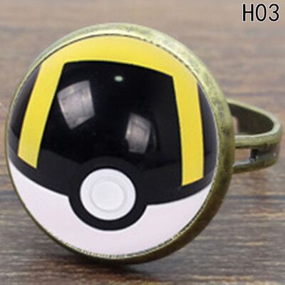 

Pokemon Poke Ball Enamel Ring 316L Stainless Steel 6 & 8